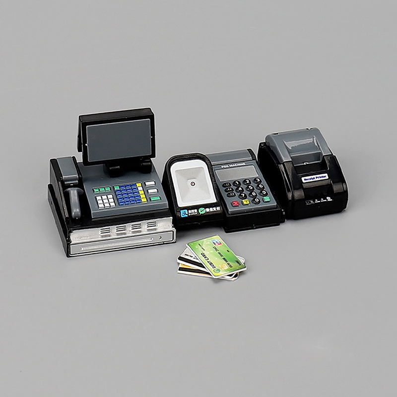 Toy Cash Register - 【F】Caisse enregistreuse de supermarché miniature pour