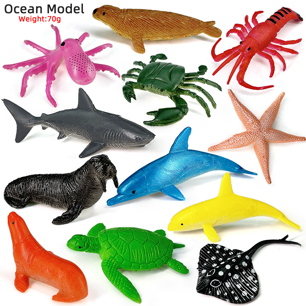 Kids Toys 3 Year Old - 12 pièces océan mer vie ensemble