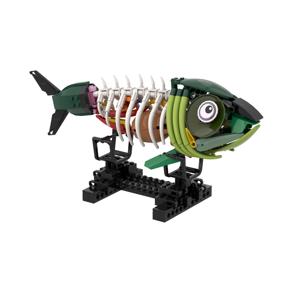 Kids Zombie Toys - Blocs de construction MOC Modèle Poisson