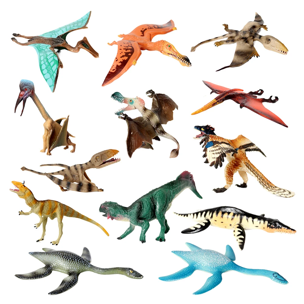 Kids Toys Reviews - Enfants dinosaures jouets Brachiosaure Mosasaurus ptérosaure