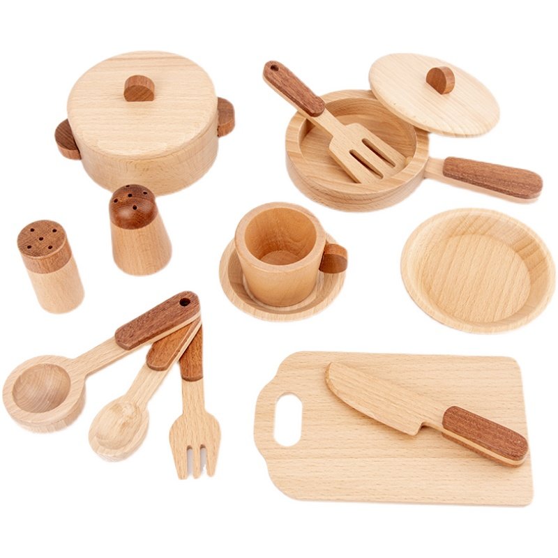 Jeu de cuisine en bois de hêtr - Kids Toys Kitchen Set avis et prix