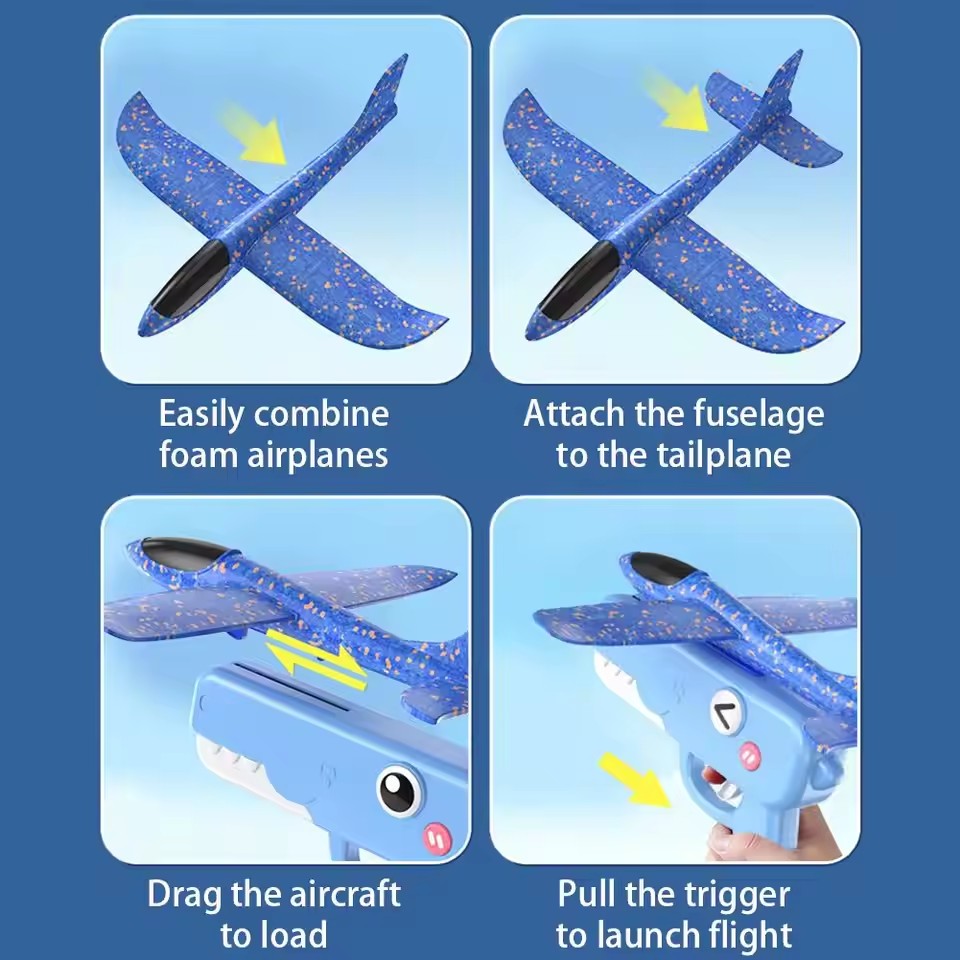 Lanceur d'avions en mousse din - Catapult Launcher Toy avis et prix